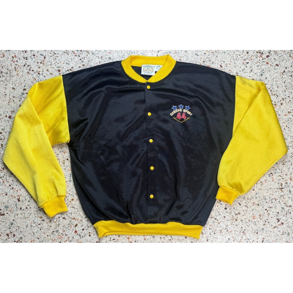 Circus Maximus Vtg Rare Button Up Circus Sport Unisex Track‎ Jacket Size Large
